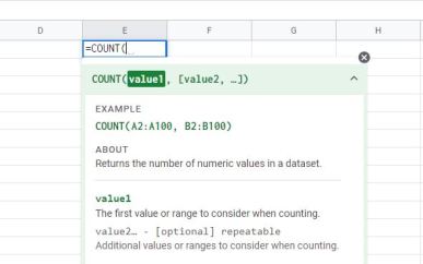 Why do we use The COUNT Function in EXCEL?