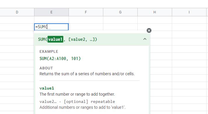 Why do we use SUM Function in EXCEL?