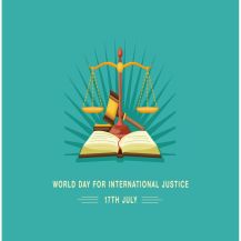 Why do we celebrate World Day for International Justice on July 17th?