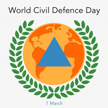 Why do we celebrate World Civil Defence Day on March 1st?