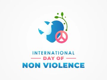 Why do we celebrate International day of non-violence on October 2nd?