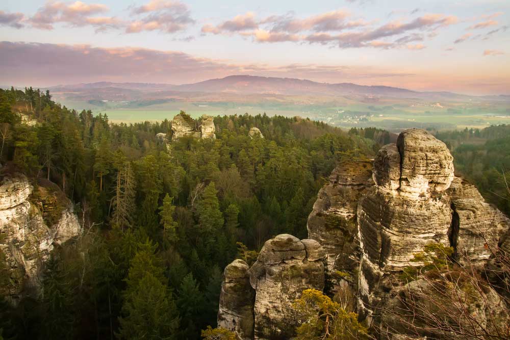 Prominence Of Bohemian Forest Mountains