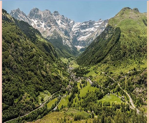 Why are the Pyrenees Mountains so prominent