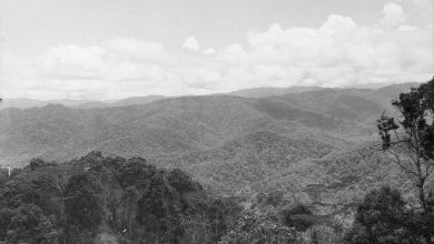 Prominence of Owen Stanley Range Mountains