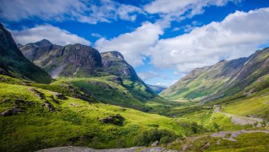 Prominence of Scottish Highlands Mountains