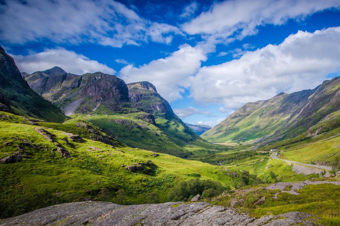 Prominence of Scottish Highlands Mountains