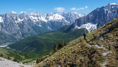 Albanian Alps Mountains 